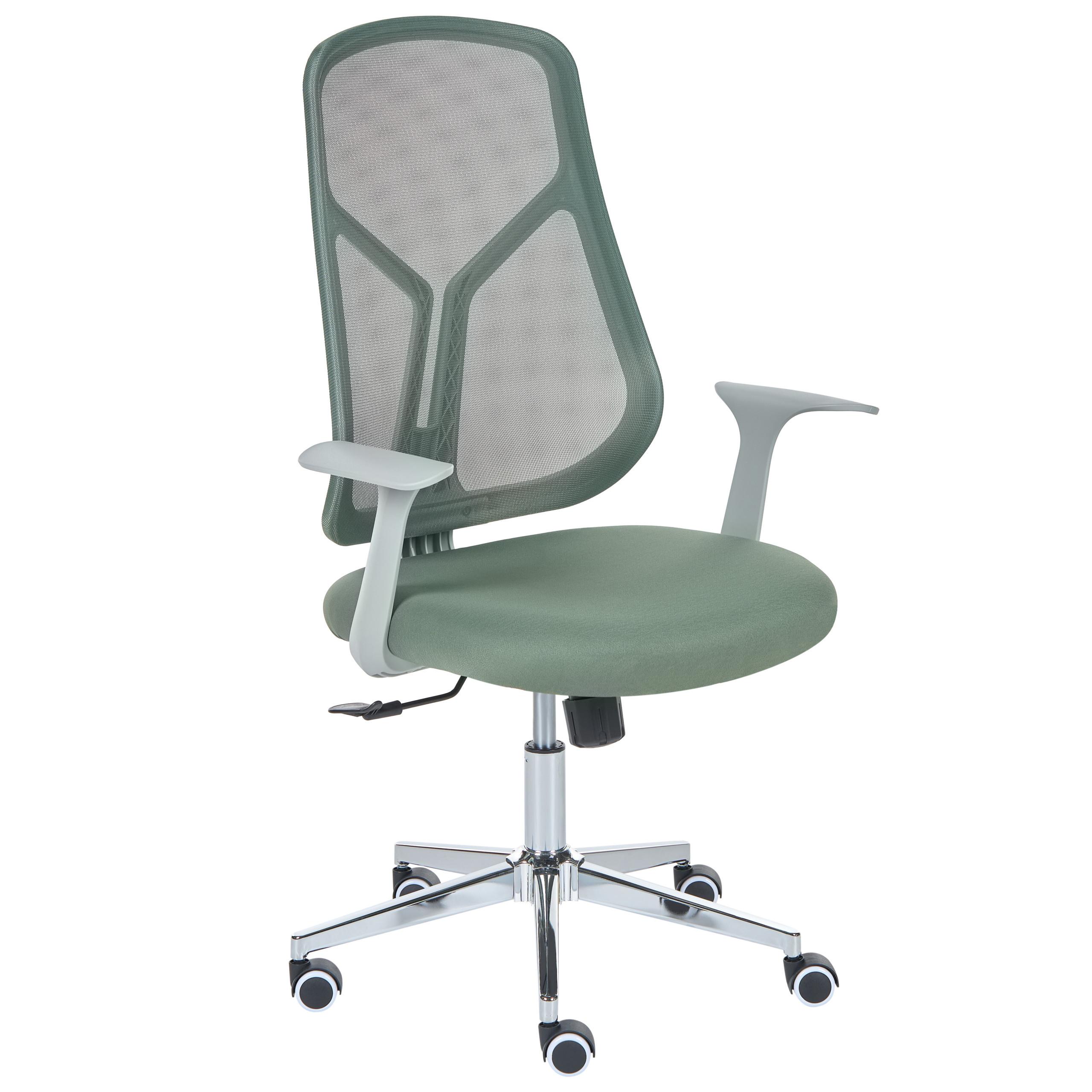 BÜROSTUHL Grün Nuviner - Grün, Textil (60/109/60cm) - Beliani