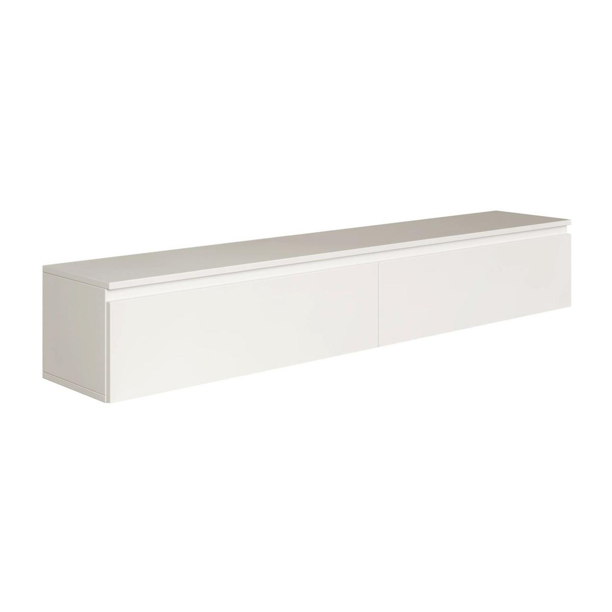 TV-LOWBOARD Bemmi Weiß 175 cm - Weiß, Holzwerkstoff (175/28.4/31.8cm) - Selsey