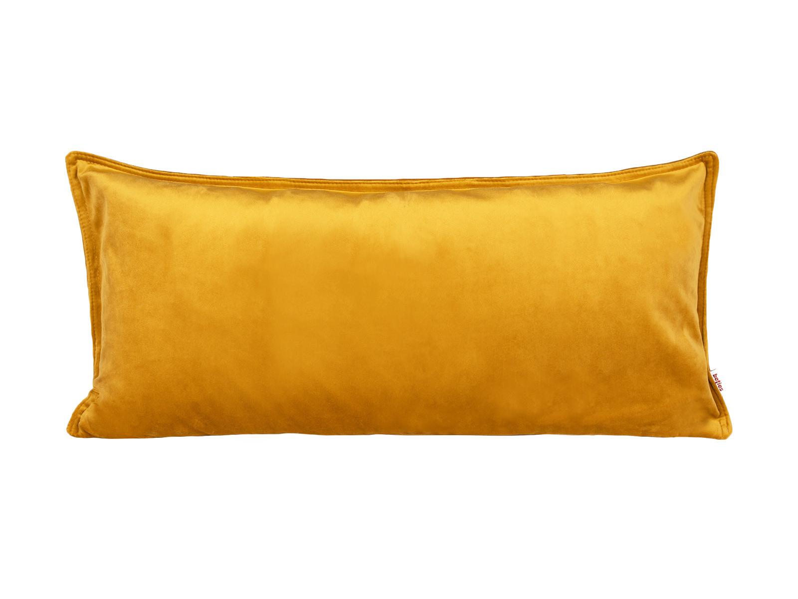 KISSENHÜLLE Samt&Sonders curry-senf 30/70 cm - Currygelb, Textil (30/70cm) - beties Heimtextil