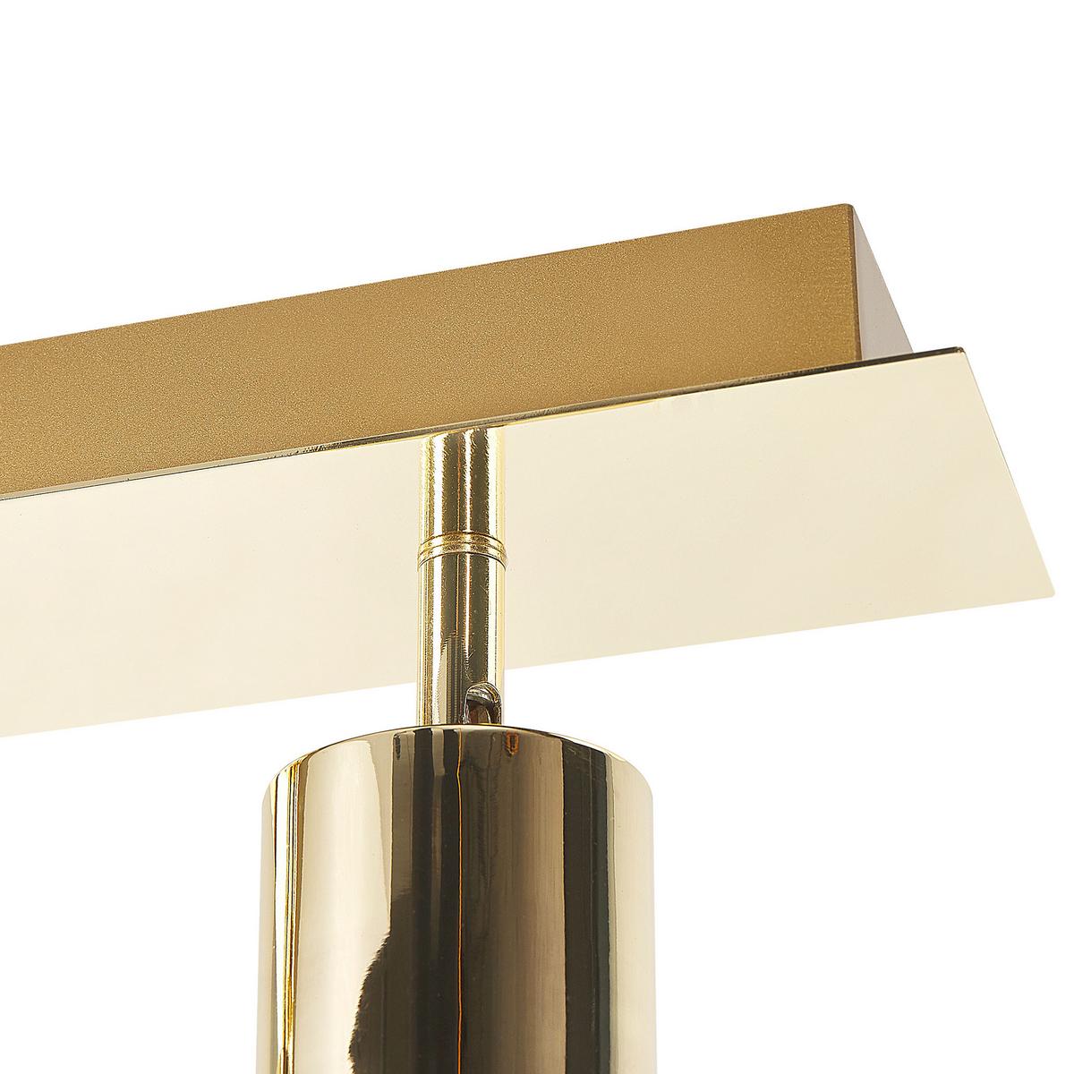 WANDLEUCHTE 2er-Set Tigris 12/13/13 cm - Goldfarben, Metall (70/17/8cm) - Beliani