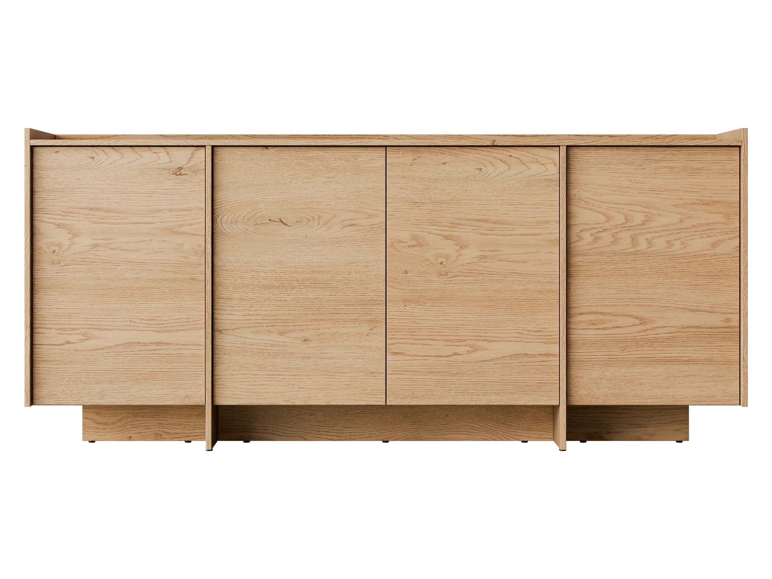 KOMMDE Japandi K4D - Eichefarben, Holzwerkstoff (200/90/38cm) - MIRJAN24