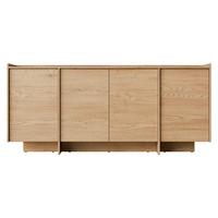KOMMODE Japandi K4D - Eichefarben, Holzwerkstoff (200/90/38cm) - MIRJAN24