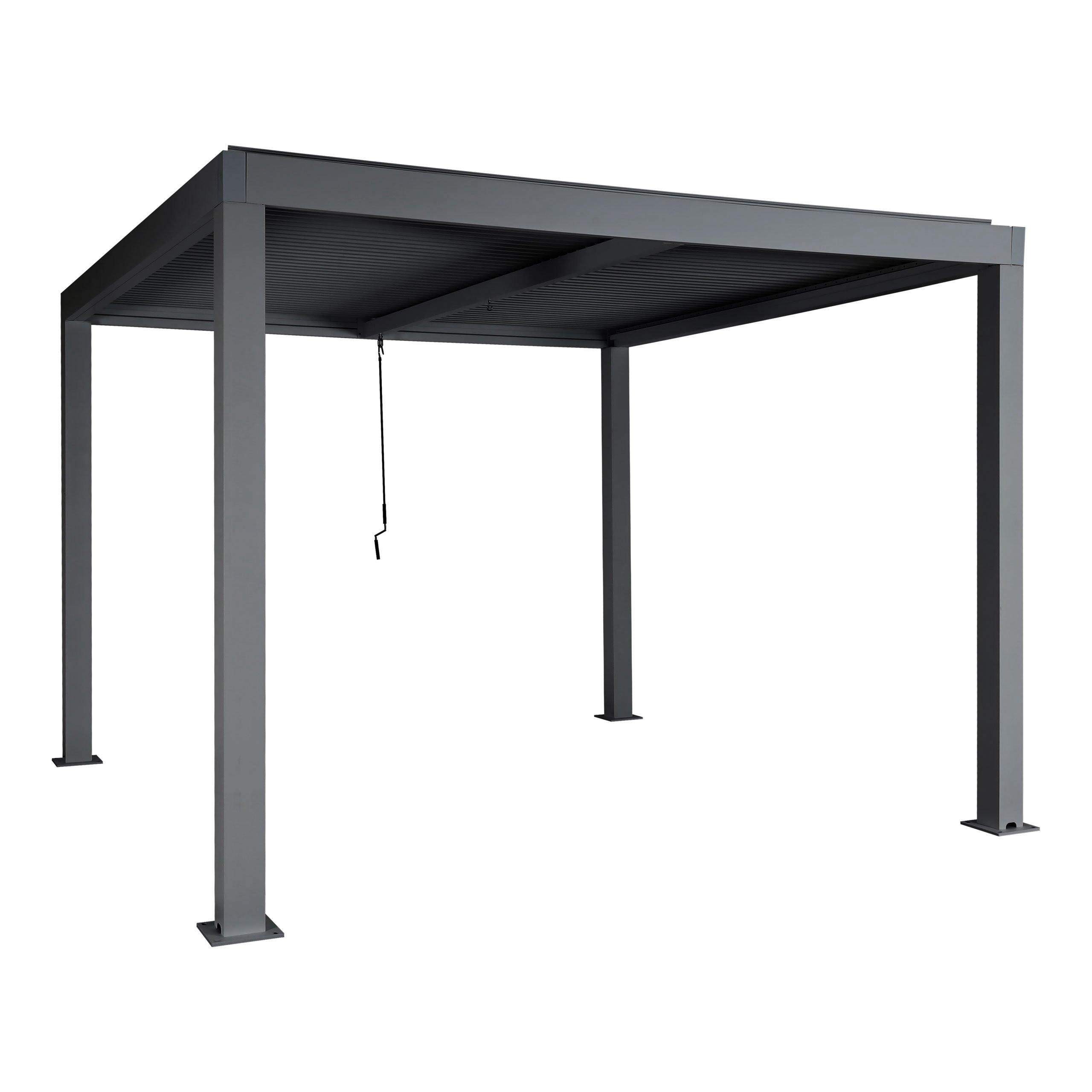 PERGOLA Anthrazit - Anthrazit, Metall (300/220/300cm) - MCW