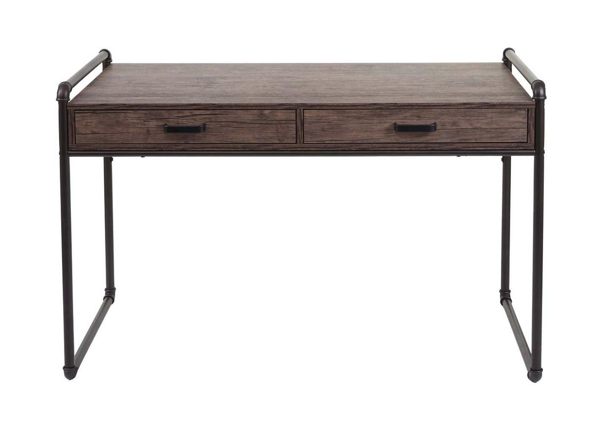 SCHREIBTISCH rechteck Wildeiche Dekor - Wildeiche, Metall (61/117/75cm) - MCW
