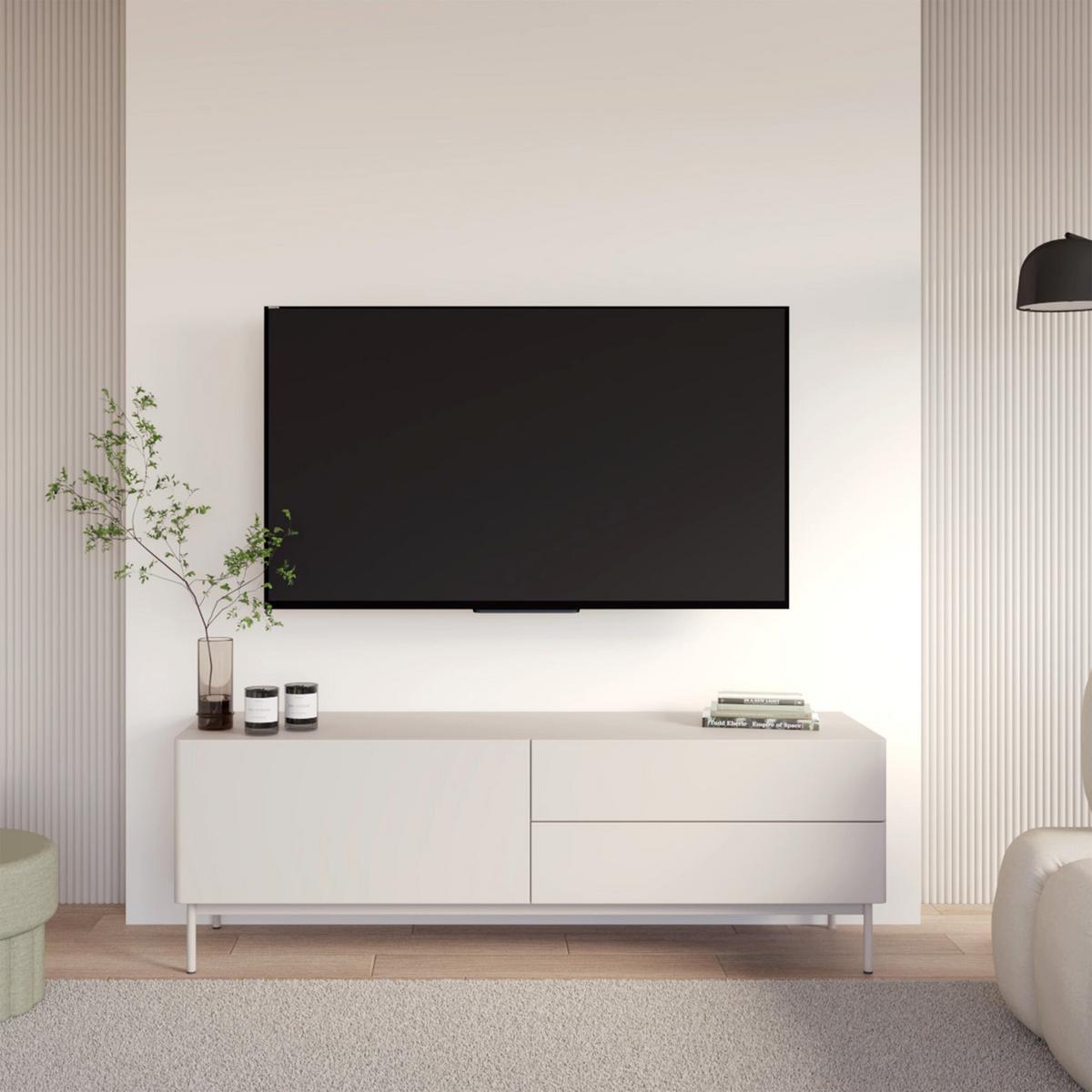 TV-LOWBOARD Olio KASCHMIR 160 CM - Kaschmir, Holzwerkstoff/Metall (160/52/38.6cm) - Selsey