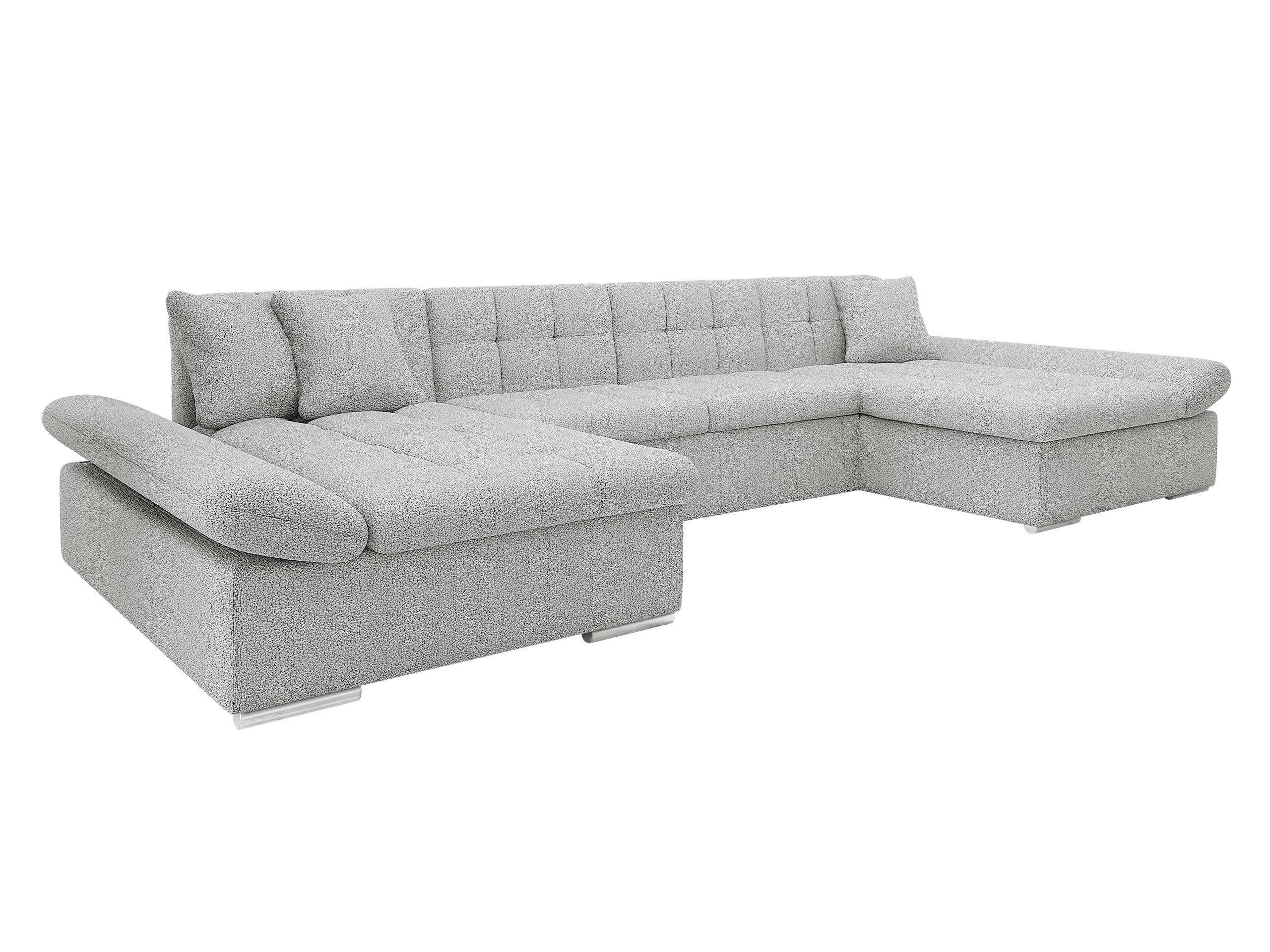 WOHNLANDSCHAFTEN Alia Premium - Grau, Holz/Textil (360/75/160cm) - MIRJAN24
