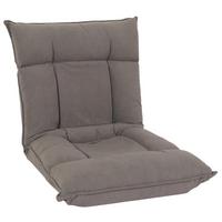 BODENSESSEL Grau - Grau, Textil (110/14/57cm) - MCW