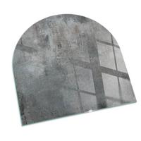 GLASPLATTE für Kamin 100x100 cm - Grau, Glas (100/100/0.4cm) - TULUP