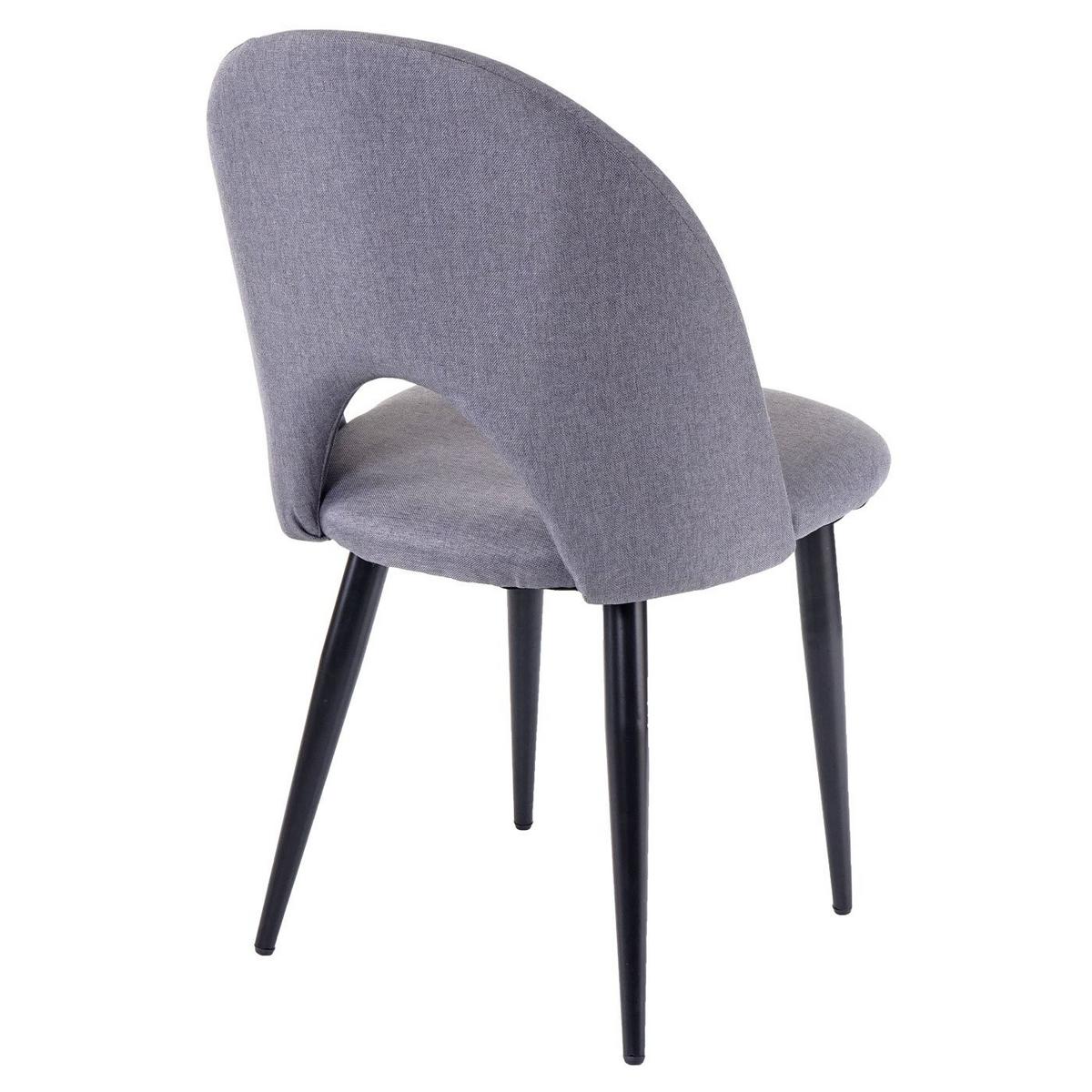 ESSZIMMERSTUHL Grau 2er-Set - Dunkelgrau/Grau, Textil (49/85/53cm) - MCW