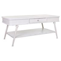 COUCHTISCH aus Metall 120x60x53 cm - Weiß, Metall (60/120/53cm) - Wanderlust
