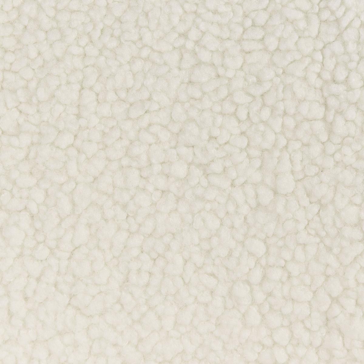 SCHAUKELSESSEL Bouclé Cremeweiß /Schwarz Anaset - Creme, Textil/Metall (74/99/99cm) - Beliani