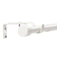GARDINENSTANGE ausziehbar 120-210cm 1-Lauf Flexa - Weiß, Metall (120cm) - Deco-Raum