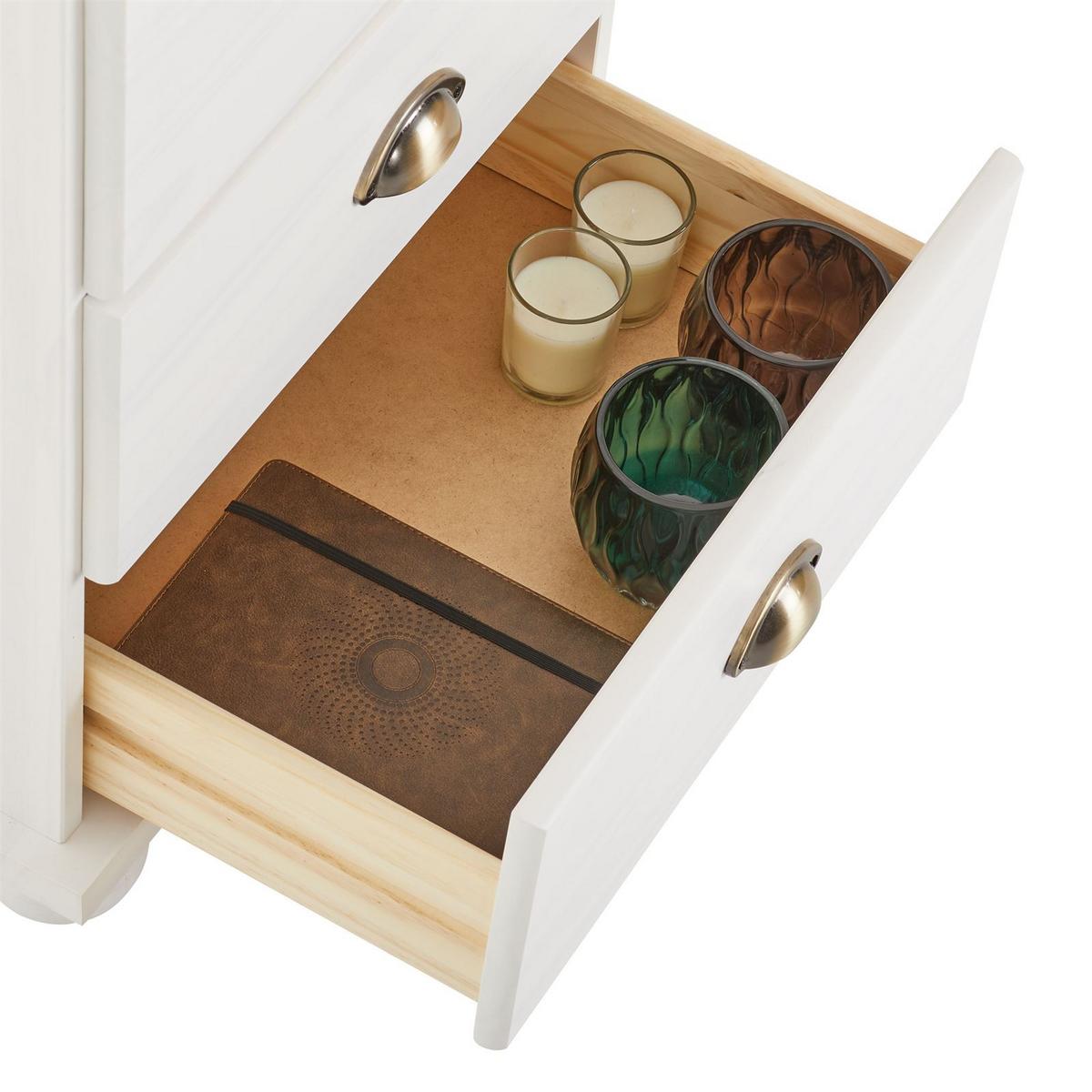 APOTHEKERKOMMODE COLMAR weiß - Weiß, Holz (49/114/39cm) - IDIMEX