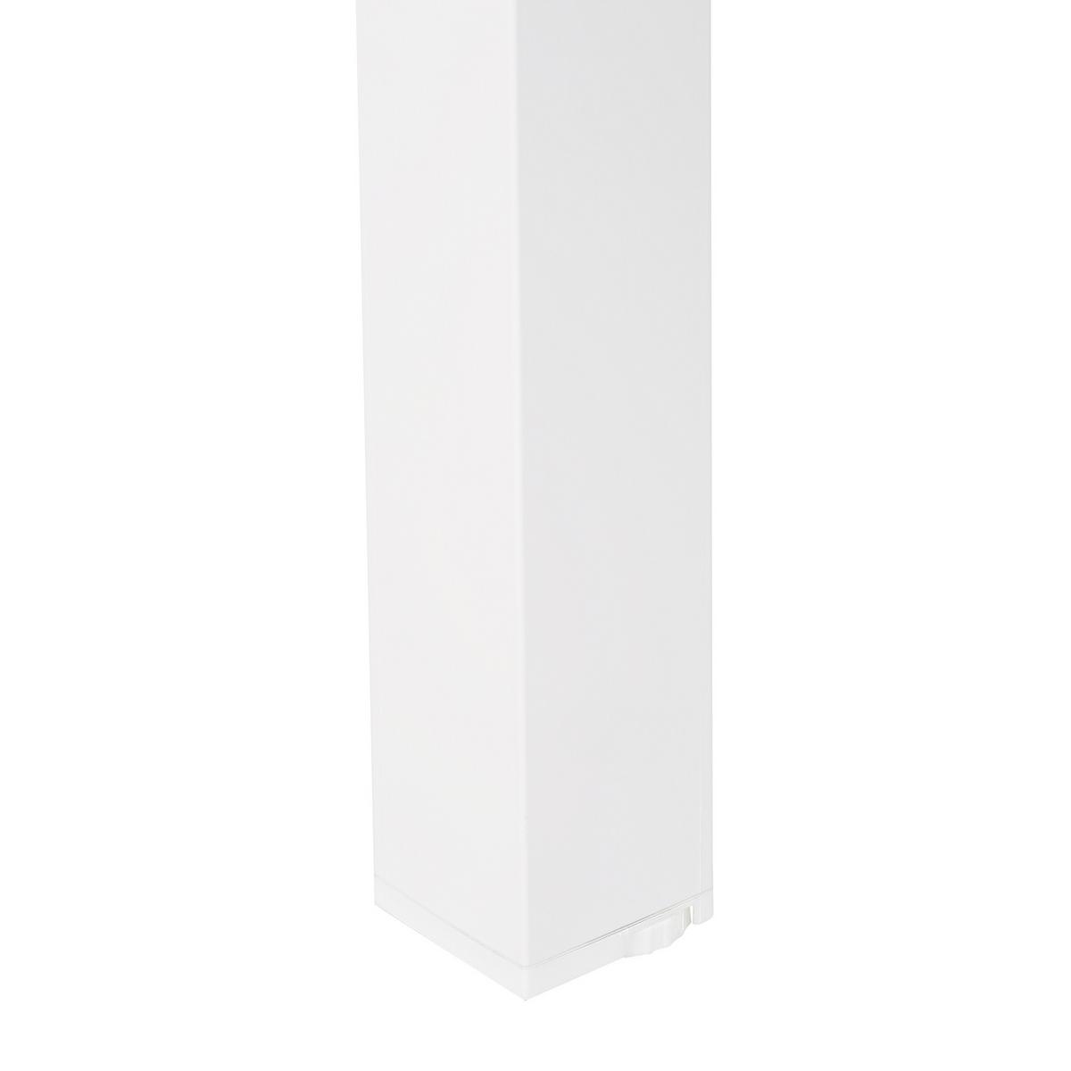 GARTENTISCH Dunkelgrau ausziehbar 168-248/100 cm Pancole - Dunkelgrau, Metall (168/100/75cm) - Beliani