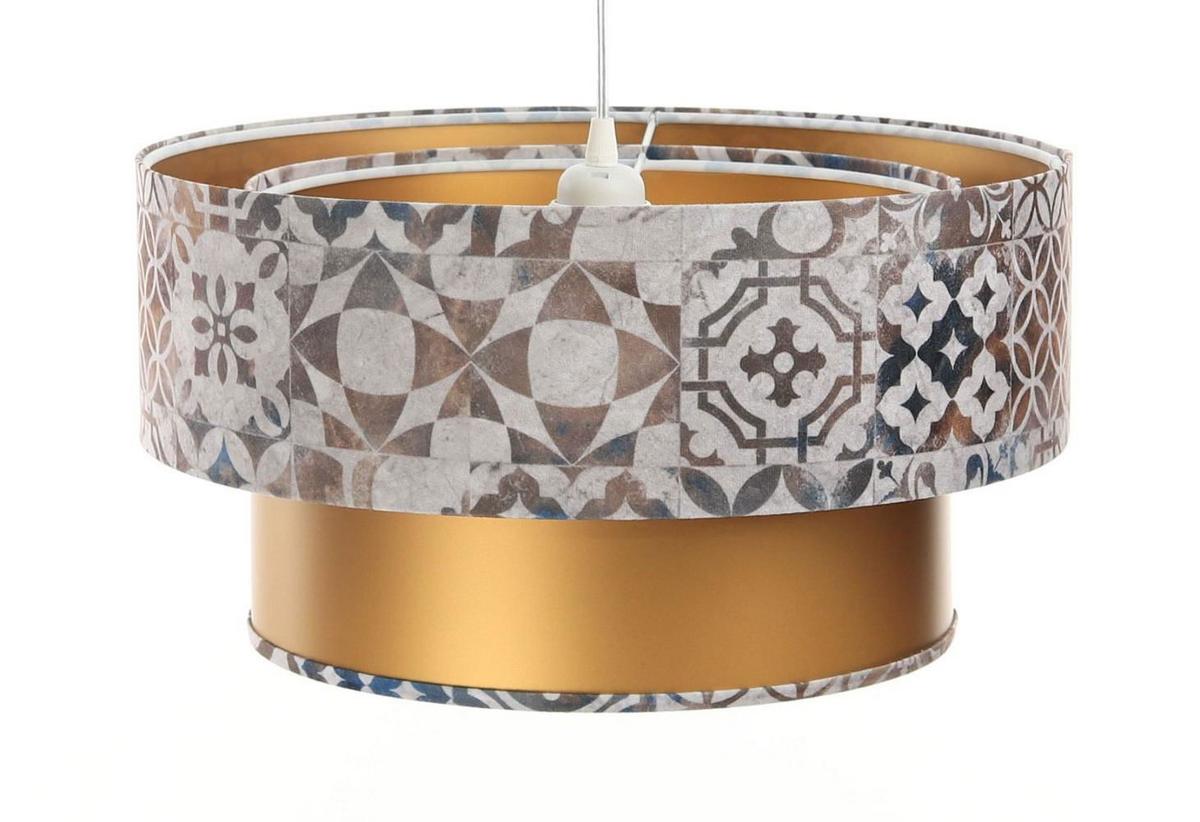 HÄNGELEUCHTE Gold 40/20 cm - Goldfarben, Kunststoff (40/1/20cm) - ONZENO
