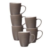 KAFFEEBECHER Suomi Braun 310 ml 6er Set - Braun, Keramik (0.31L) - Ritzenhoff Breker