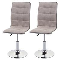 ESSZIMMERSTUHL Beige, Grau 2er-Set - Beige/Grau, Textil (43/103/54cm) - MCW