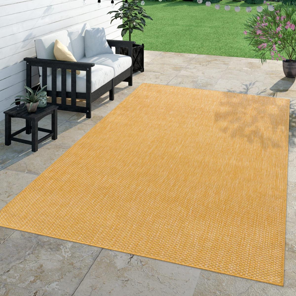 OUTDOORTEPPICH Gelb 240 x 340 cm - Gelb, Kunststoff (240/340cm) - TT Home