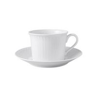 CAPPUCCINO TASSE MIT UNTERTASSE Cellini weiß 270 ml 2er Set - Weiß, Keramik (2/2/2cm) - Villeroy & Boch