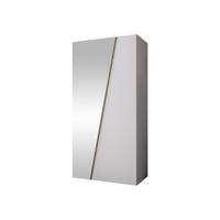 DREHTÜRENSCHRANK Zen 1L 100 cm - Goldfarben/Schwarz, Holzwerkstoff/Kunststoff (100/202/50cm) - MIRJAN24