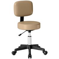 SALONHOCKER Kunstleder Schaumstoff Braun - Hellbraun, Textil (35/84/35cm) - HOMCOM