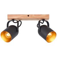 SPOTBALKEN Tronte 99796/86 - Schwarz, Holz (8/37.5/17.5cm) - Brilliant