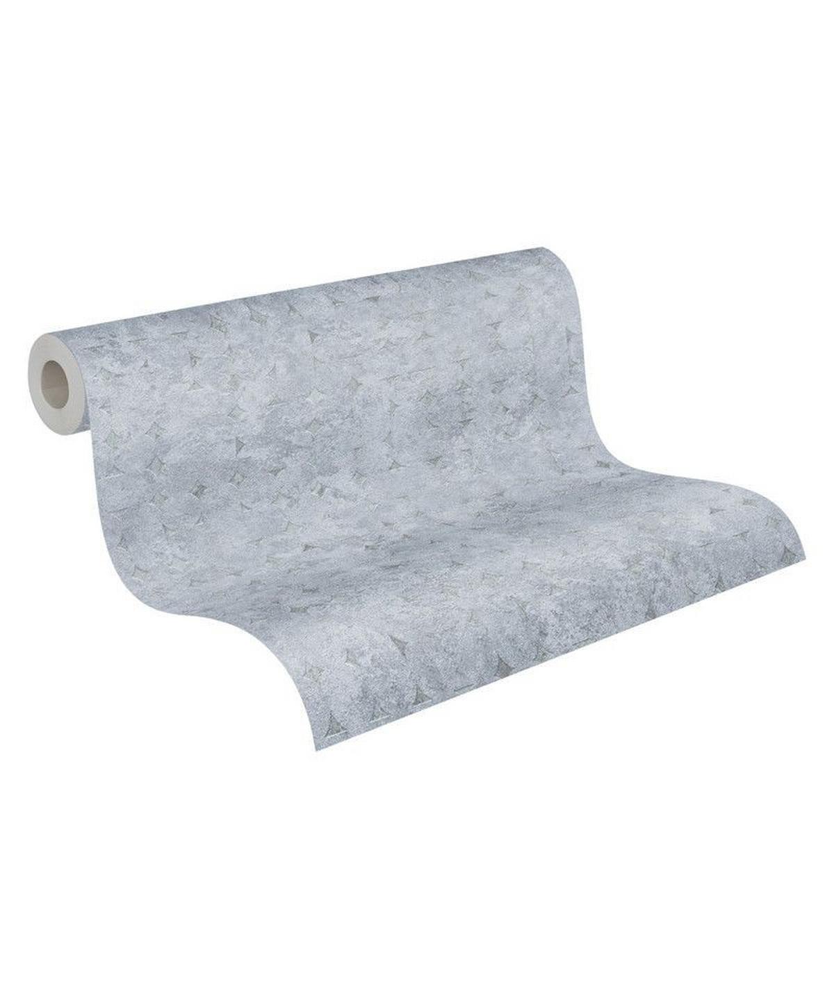 VLIESTAPETE Grau 53/1005 cm - Silberfarben, Textil (53/1cm) - KUNSTLOFT