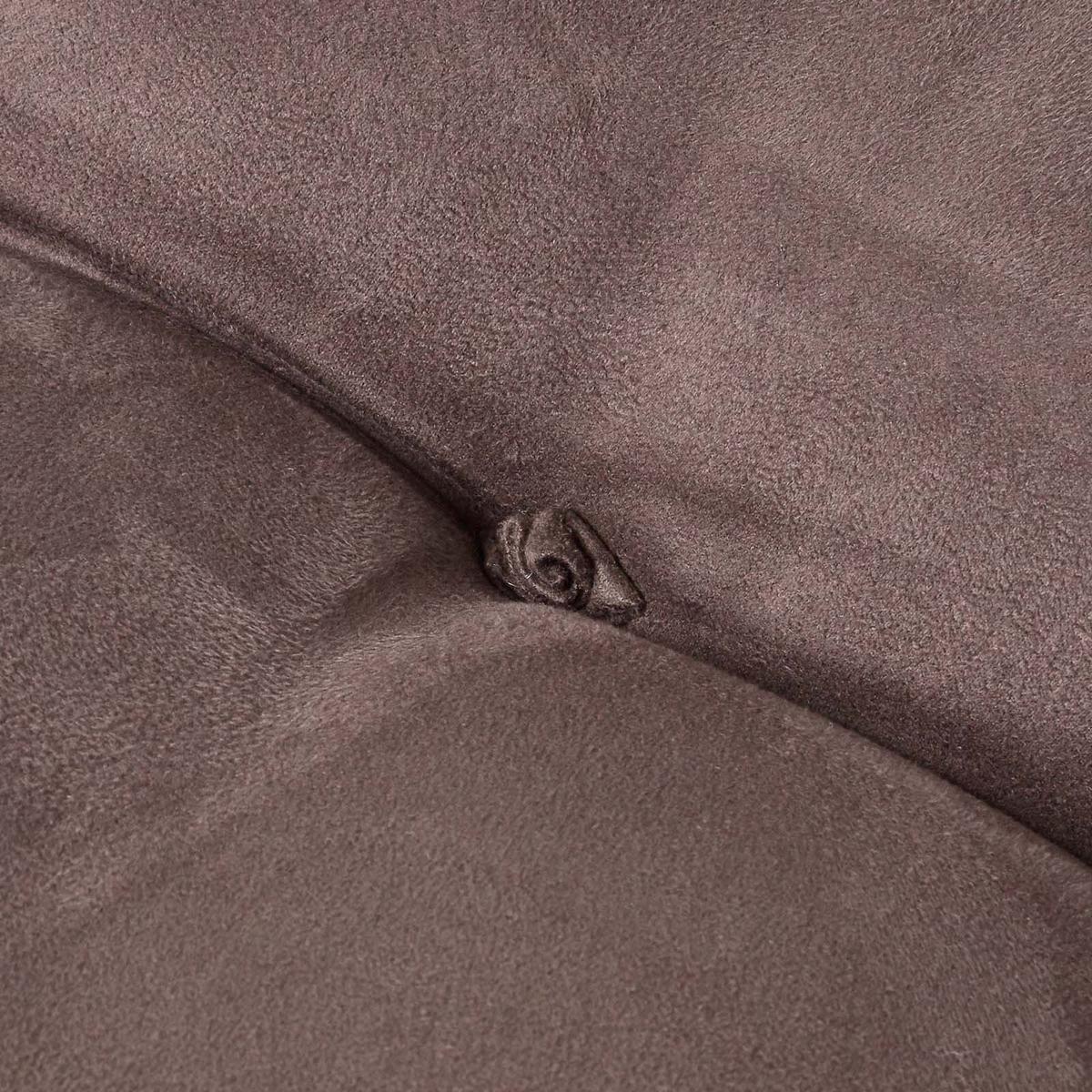 RÜCKENKISSEN braun 68/58 cm – Stützkissen für Sessel, Velours - Braun, Textil (68/15cm) - Homescapes
