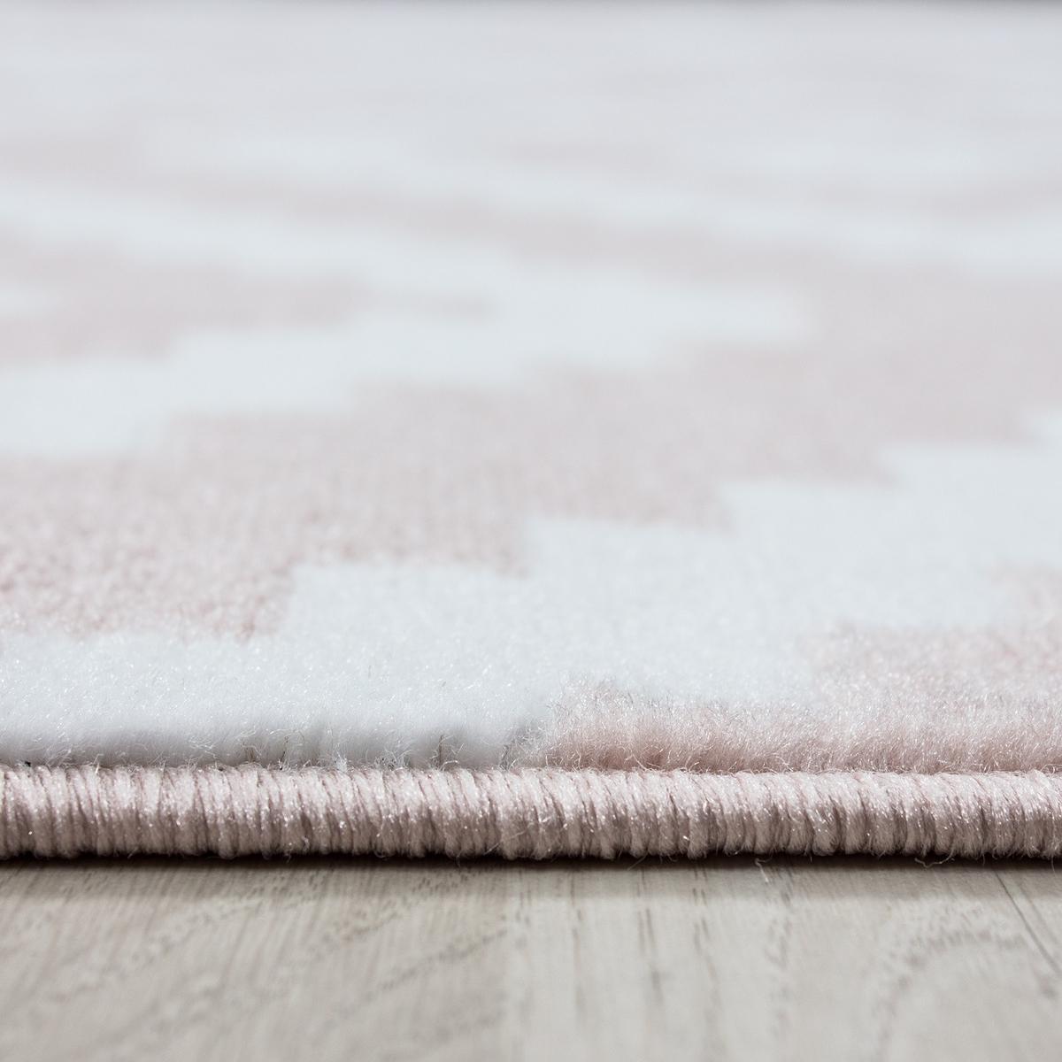 TEPPICH Kurzflor INN in Rosa, geometrisch, 120 x 170 cm - Rosa, Textil (170/120cm) - KADIMA DESIGN
