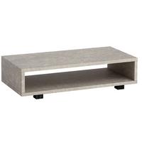 COUCHTISCH in Stein-Optik Modern mit Stauraum Rechteckig Schlicht, Beige 100x50x25 cm - Beige/Schwarz, Kunststoff (50/100/25cm) - KADIMA DESIGN