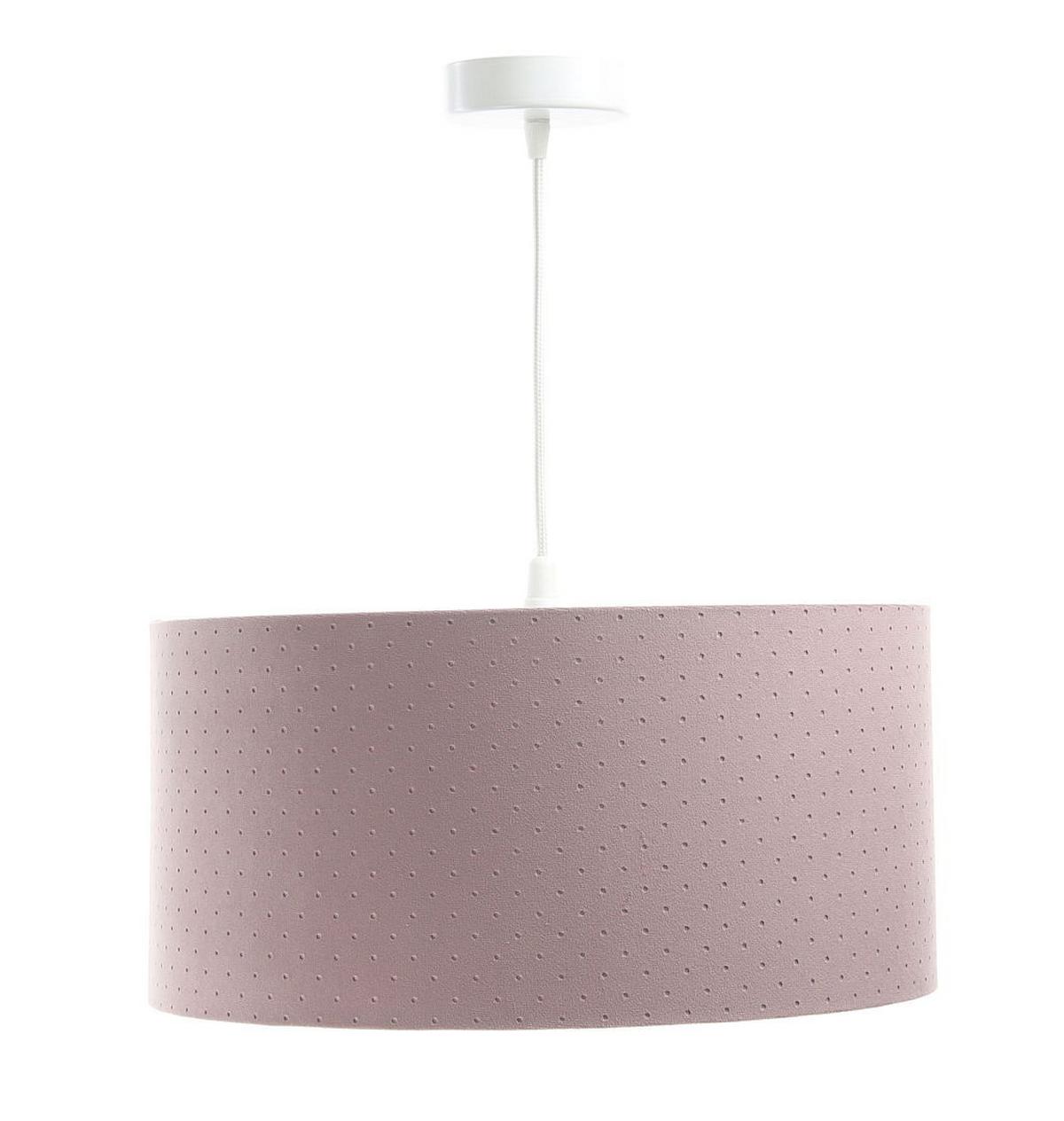 HÄNGELEUCHTE Rosa 40/20 cm - Pink/Weiß, Kunststoff (40/0.6/20cm) - ONZENO