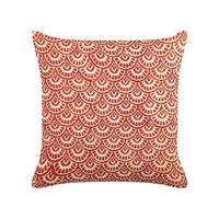 DEKOKISSEN Creme 45/45 cm Rhus - Creme, Naturmaterialien/Textil (45/45cm) - Beliani