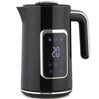 WASSERKOCHER Edelstahl Schwarz - Schwarz, Metall (14.9/26.3/22.4cm) - HOMCOM