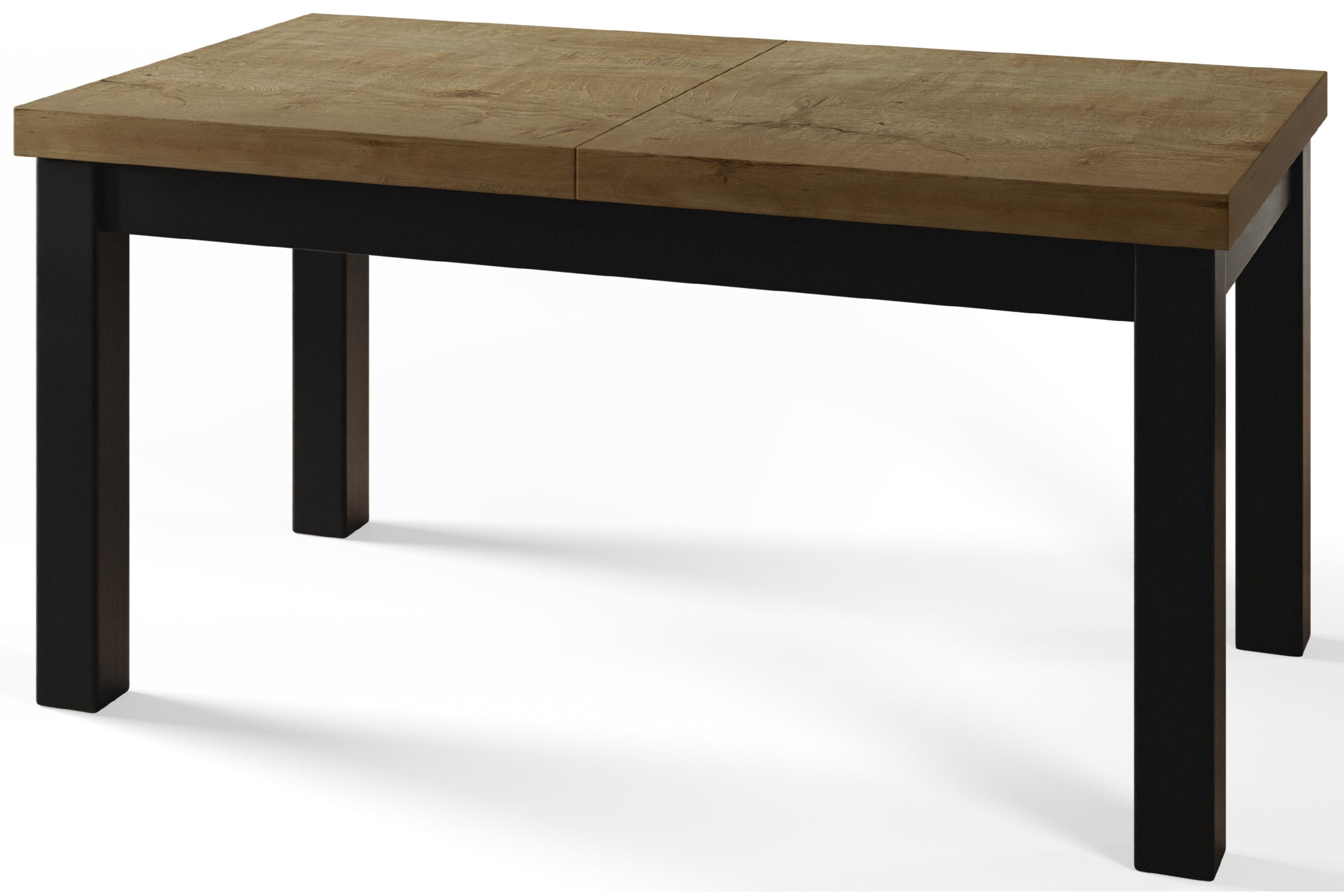 RECHTECKIGER Esstisch Ausziehbar – Moderner Wohnzimmertisch Küchentisch und Esszimmertisch – Tisch mit Holzbeinen, Maßen von 160 – 210 cm – Lefkas - Dunkelbraun/Schwarz, Holzwerkstoff (160/90/78cm) - Alpi-Möbel