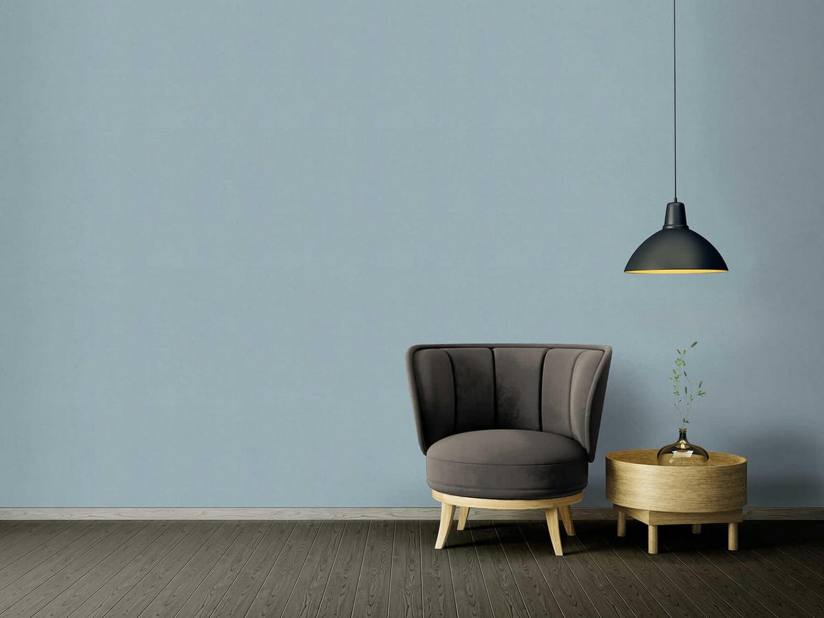 VLIESTAPETE Blau 53x1005cm - Blau, Textil (53/1cm) - KUNSTLOFT
