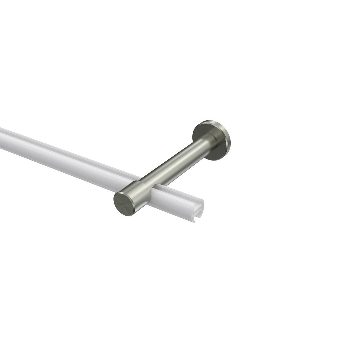 TRÄGER FÜR GARDINENSTANGEN 20 mm Ø, Prestige 1-läufig, Edelstahl-Optik - Edelstahlfarben, Metall (13.7/4/4cm) - INTERDECO