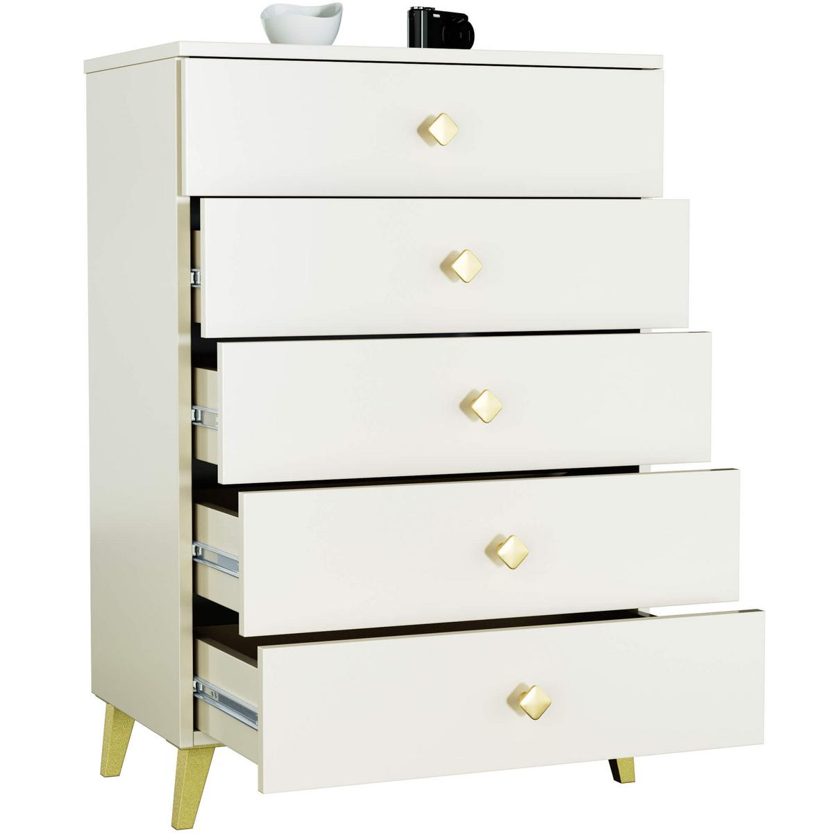 KOMMODE Kaschmir 89/60/37 - Kaschmir, Holzwerkstoff (60/89/37cm) - RAUMHIRSCH FURNITURE