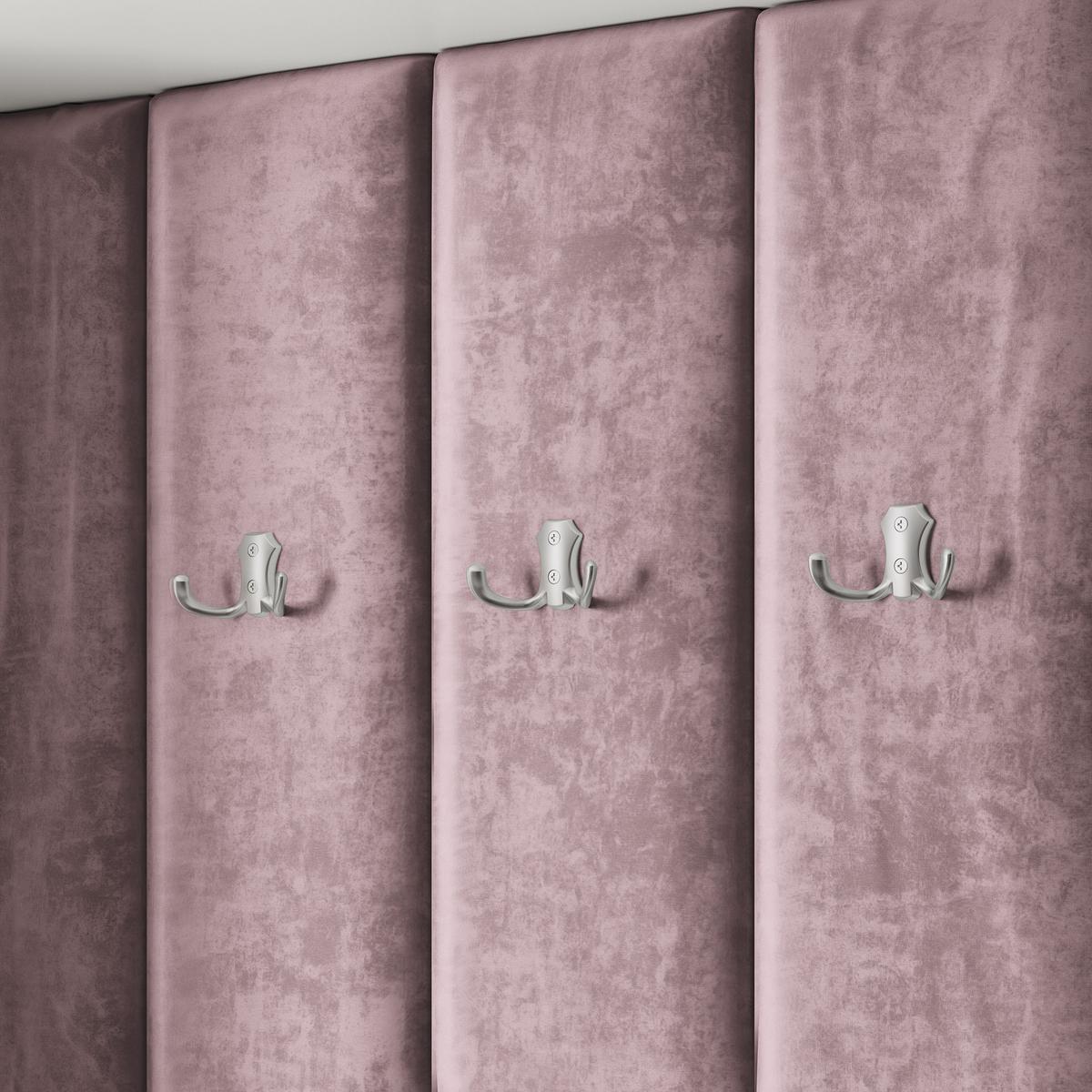 GARDEROBENSCHRANK REMA 200/240/60 cm Modern Garderobe-Set Kaschmir - Kaschmir/Lila, Holzwerkstoff (200/240/60cm) - MASSENO