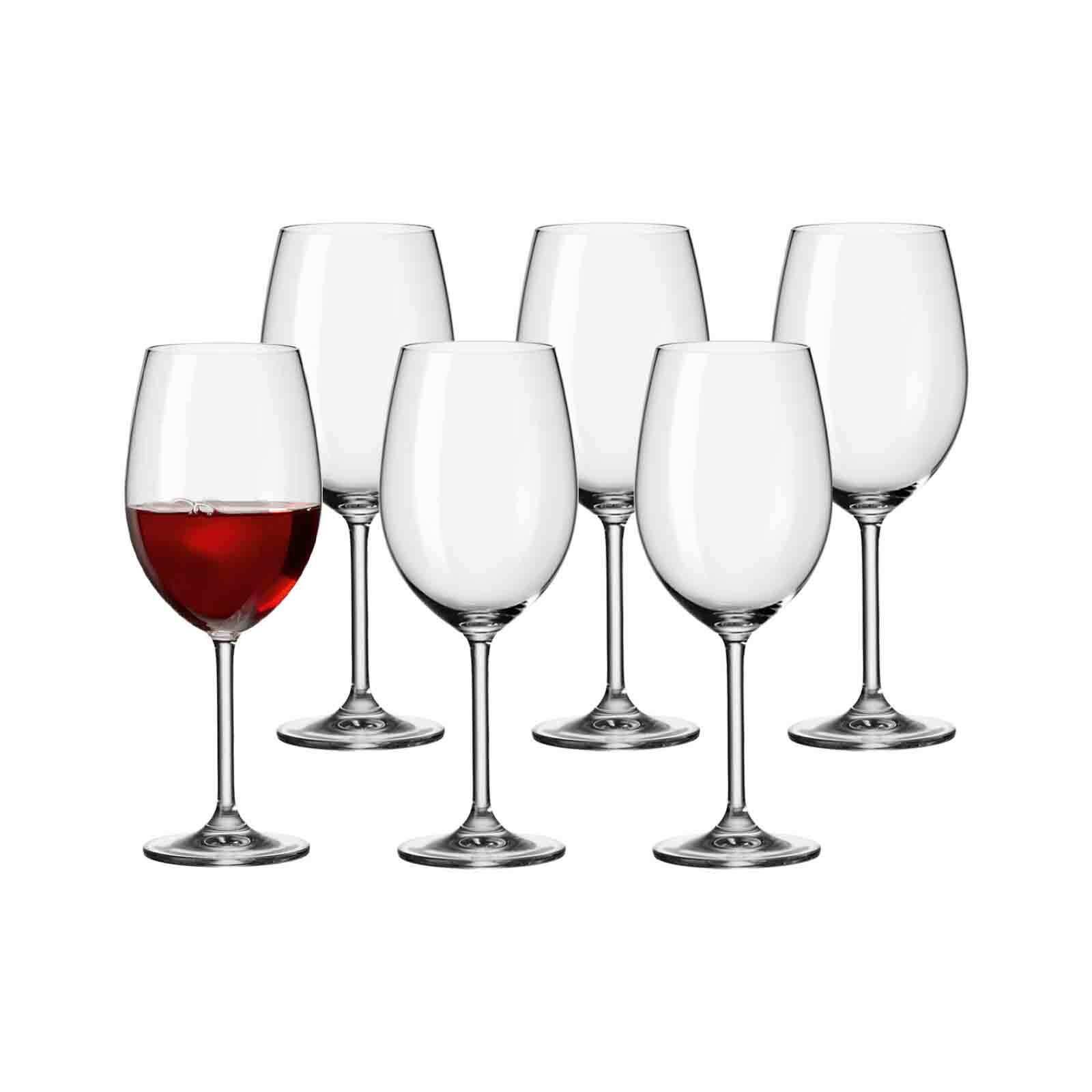 BORDEAUXGLÄSER Daily transparent 190 ml 6er Set - Transparent, Glas (0.64L) - Leonardo Living