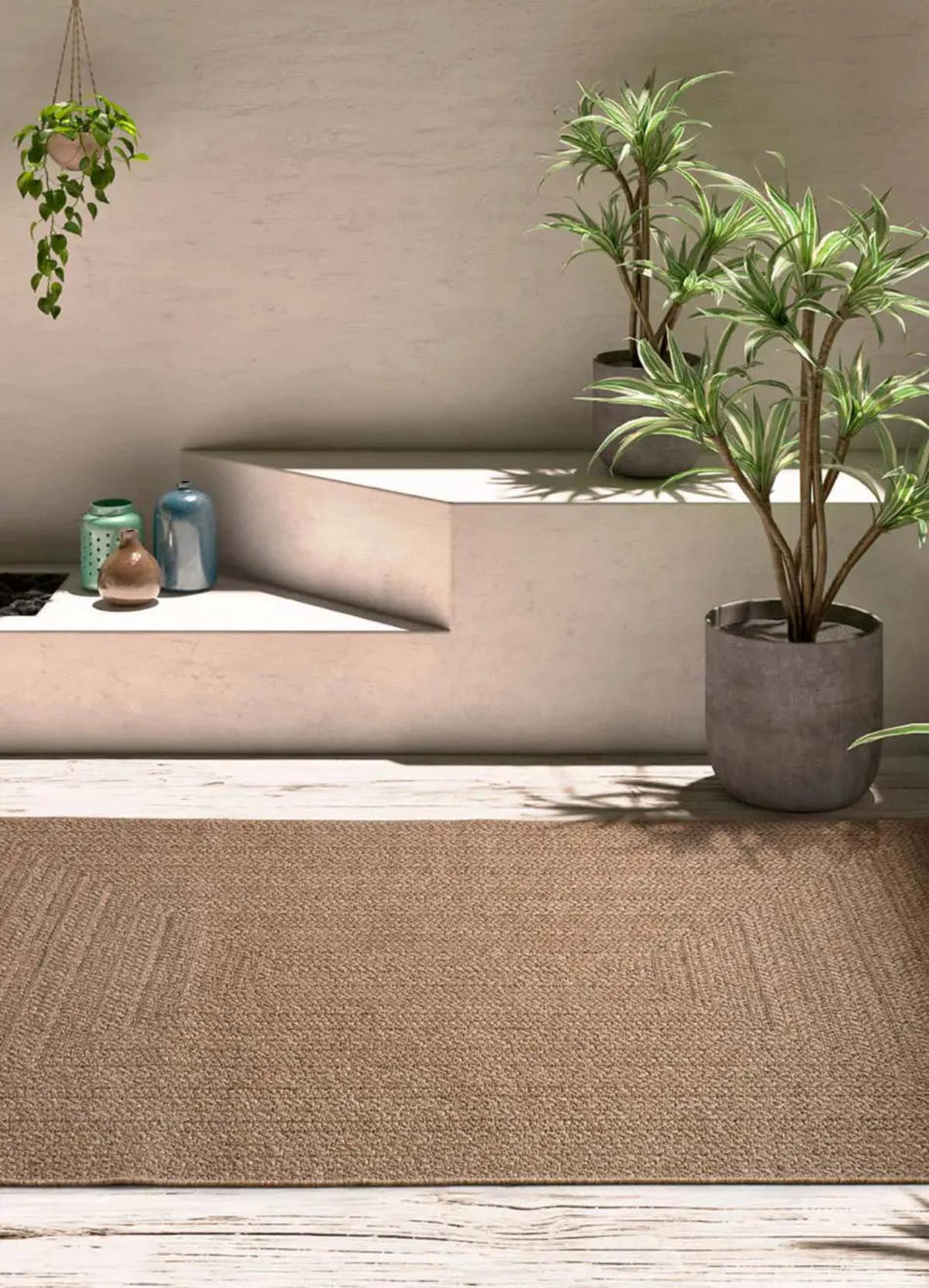 OUTDOORTEPPICH Natürlich Acra 200/290 cm - Braun, Textil (200/290cm) - Atticgo