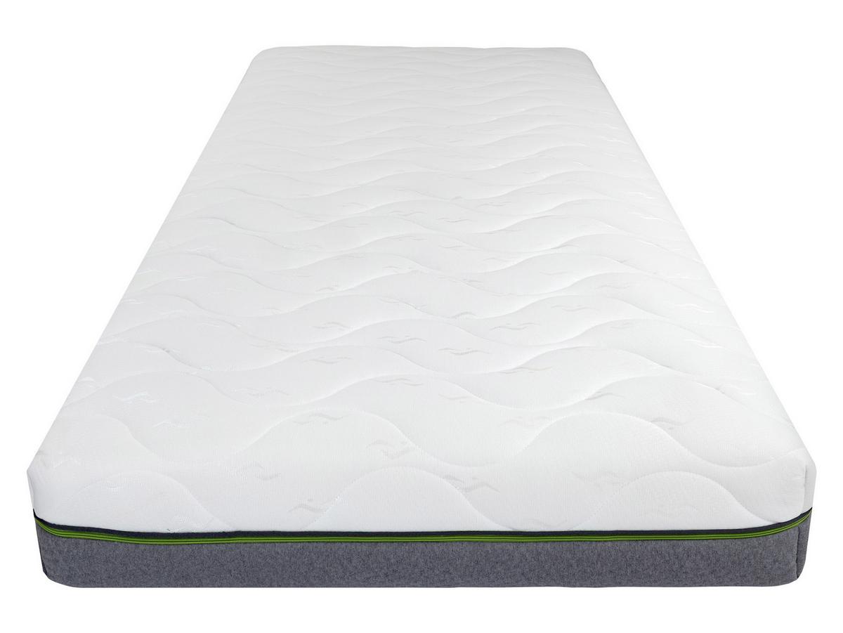 FEDERKERNMATRATZE Arlan 21 cm - H3/H4 - Weiß/Grau, Textil (140/200cm) - MIRJAN24