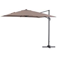 SONNENSCHIRM sun 3 Braun - Braun, Metall (300/300cm) - Habitat Garten