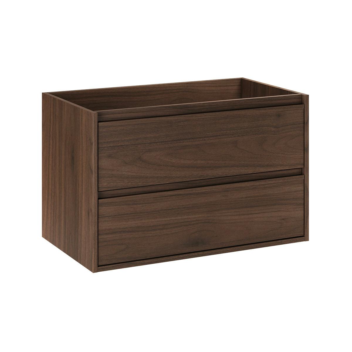 WASCHTISCHUNTERSCHRANK 80cm Edmé Holz - Dunkelbraun, Holzwerkstoff (80/50/46cm) - Petits-meubles