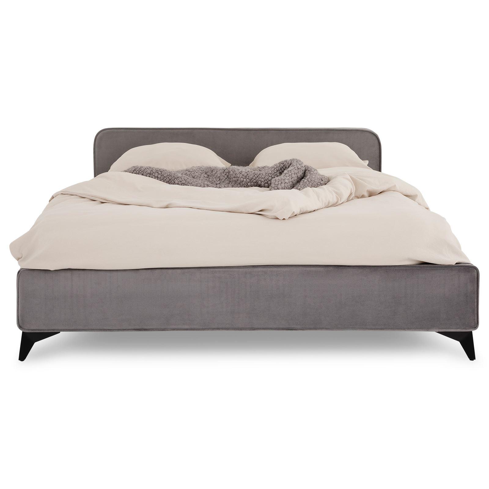 POLSTERBETT LAVORO 140X200 CM - Grau, Textil (140/200cm) - IDIMEX