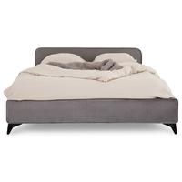 POLSTERBETT LAVORO 140X200 CM - Grau, Textil (140/200cm) - IDIMEX