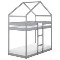 HOCHBETT 90x200 cm Grau Labatut - Grau, Holz (90/200cm) - Beliani