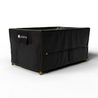 GARTENMÖBELABDECKUNG CoverSafe Pro schwarz - Schwarz, Kunststoff (100/75/160cm) - Juskys
