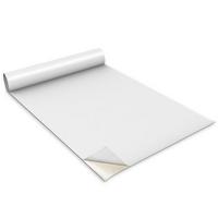 MÖBLAUFKLEBER 100x50 cm weiß - Braun, Kunststoff (50/0.1/100cm) - Wallfluent