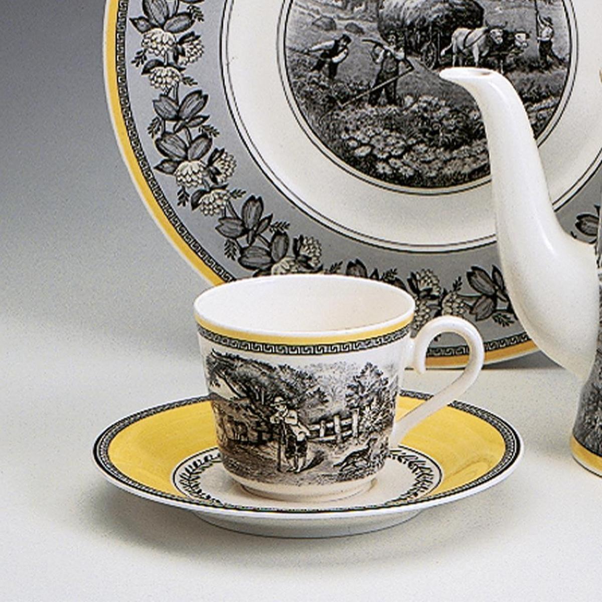 KAFFEETASSEN MIT UNTERTASSEN Audun Ferme bunt 150 ml 6er Set - Multicolor, Keramik (16/8.9/16cm) - Villeroy & Boch