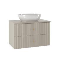 WASCHTISCH 80.6cm Izae Kaschmir - Beige, Holzwerkstoff (80.6/52.2/46.5cm) - Petits-meubles